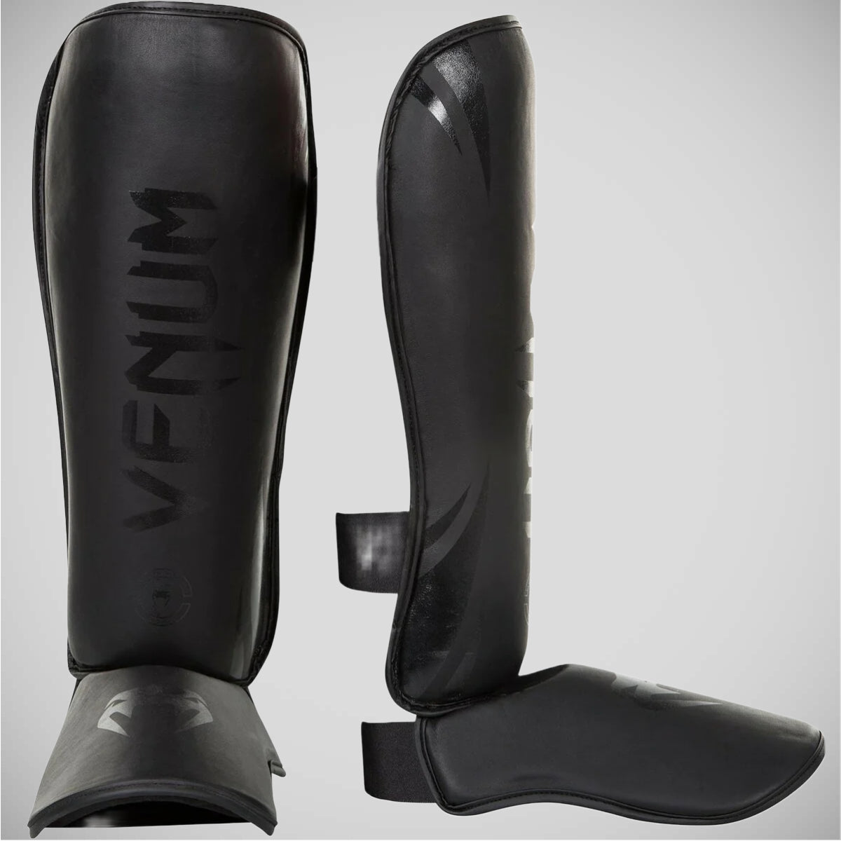Venum Challenger Shin Guards Matte Black