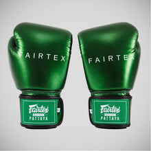 Metallic Green Fairtex BGV22 Boxing Gloves