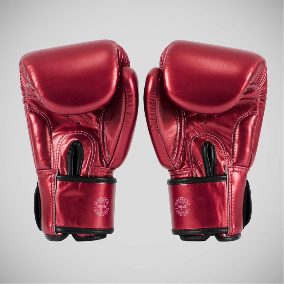 FairTex BGV22ボクシンググローブMADE4FIGHTERSのメタリックレッド