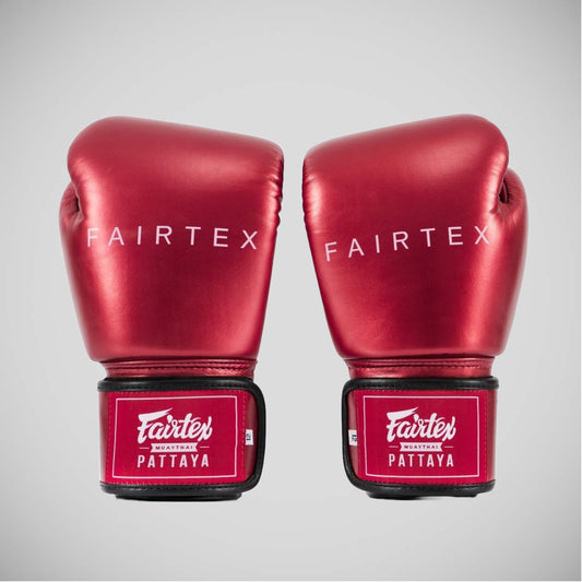 Metallic Red Fairtex BGV22 Boxing Gloves