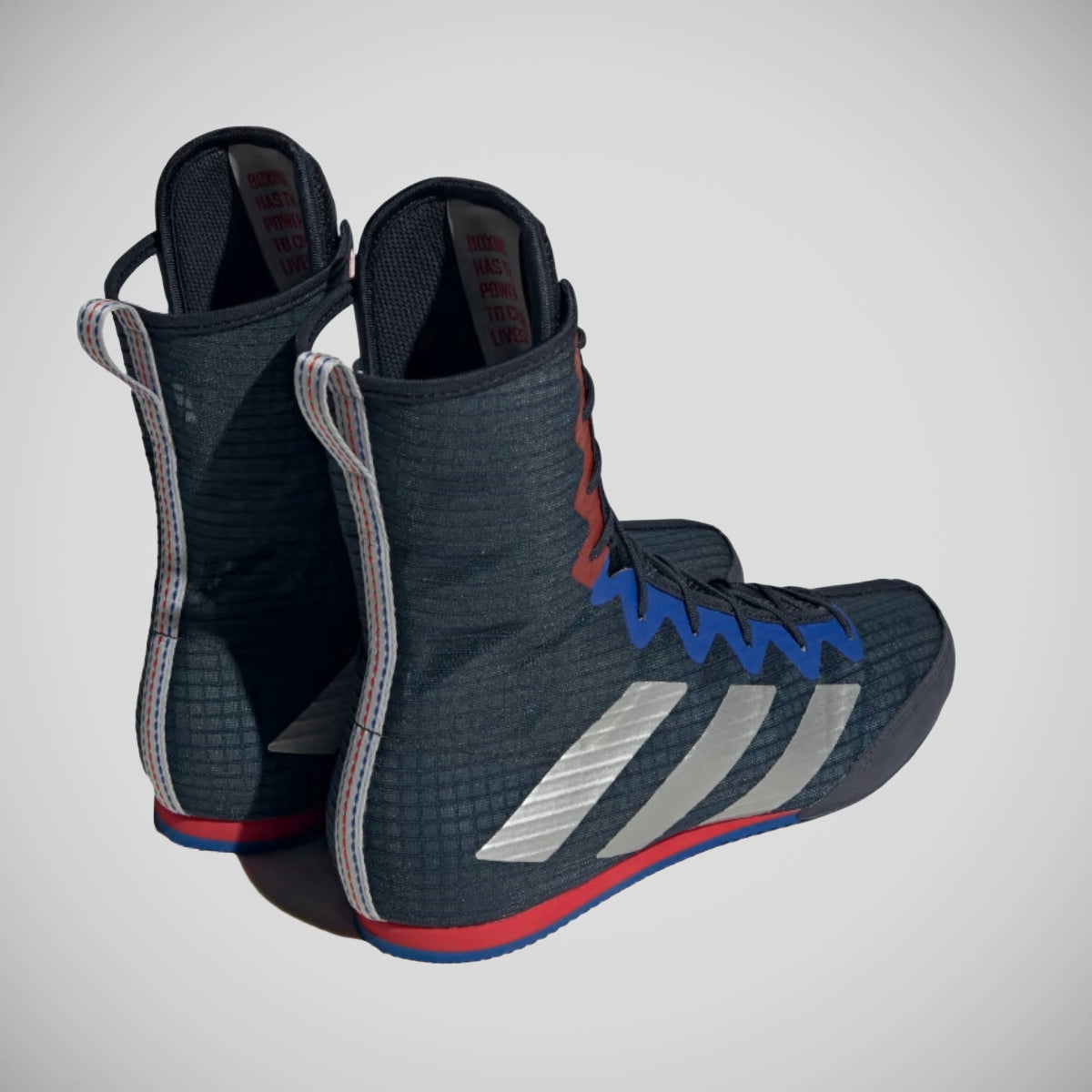 Navy Adidas Box Hog 4 Boxing Boots   