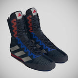 Navy Adidas Box Hog 4 Boxing Boots   