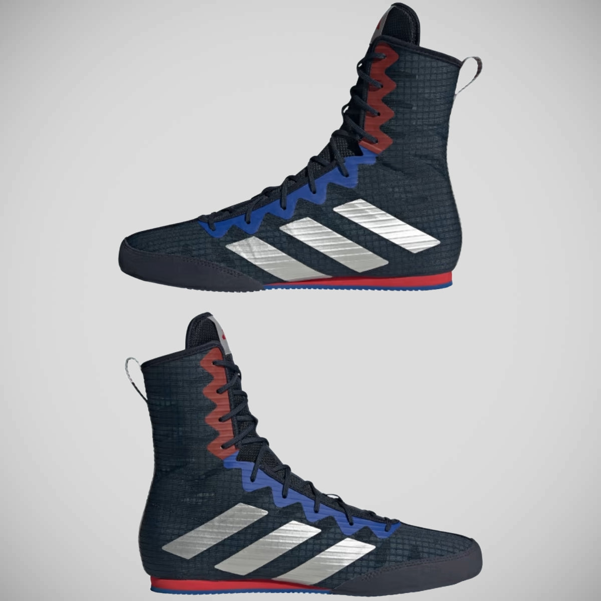 Navy Adidas Box Hog 4 Boxing Boots   