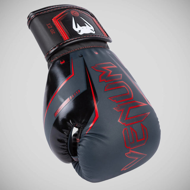 Venum Elite Evo Boxing Gloves Navy/Black/Red