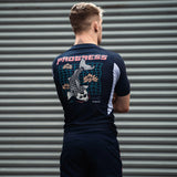 Vooruitgang onbekend Koi Rash Guard Navy