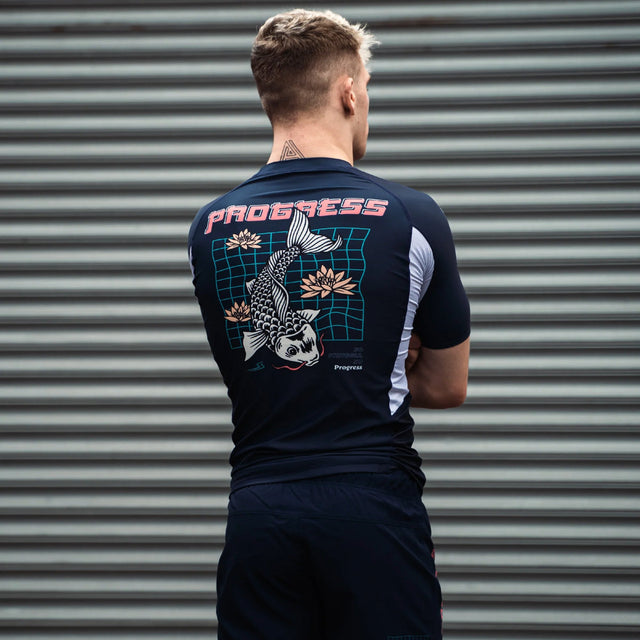 Progress Unknown Koi Rash Guard Navy