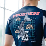 Vooruitgang onbekend Koi Rash Guard Navy