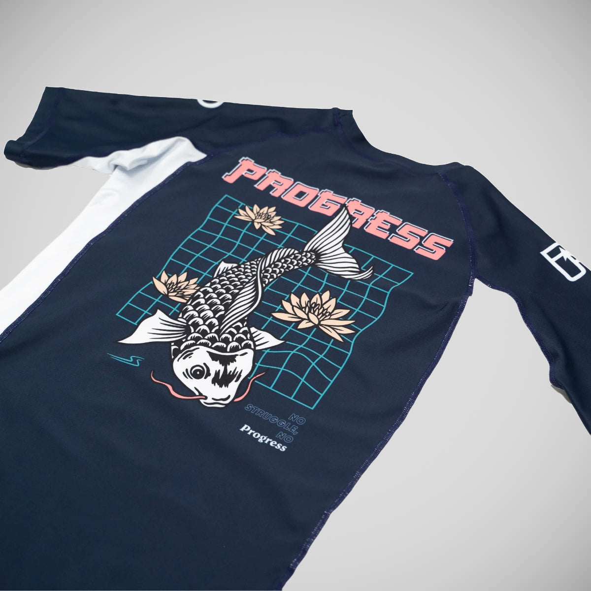 Vooruitgang onbekend Koi Rash Guard Navy