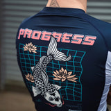 Vooruitgang onbekend Koi Rash Guard Navy