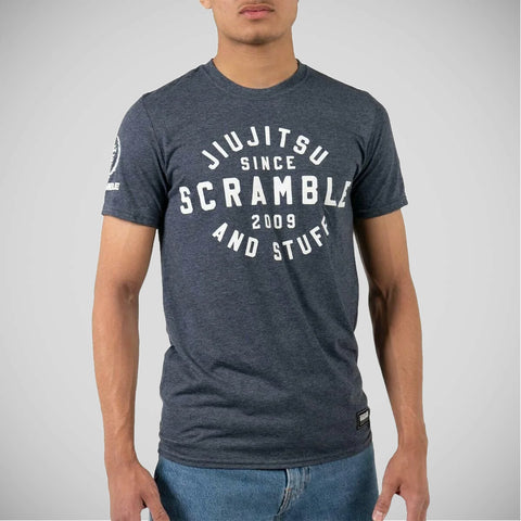 Navy Scramble Jiu Jitsu and Stuff Type T-Shirt