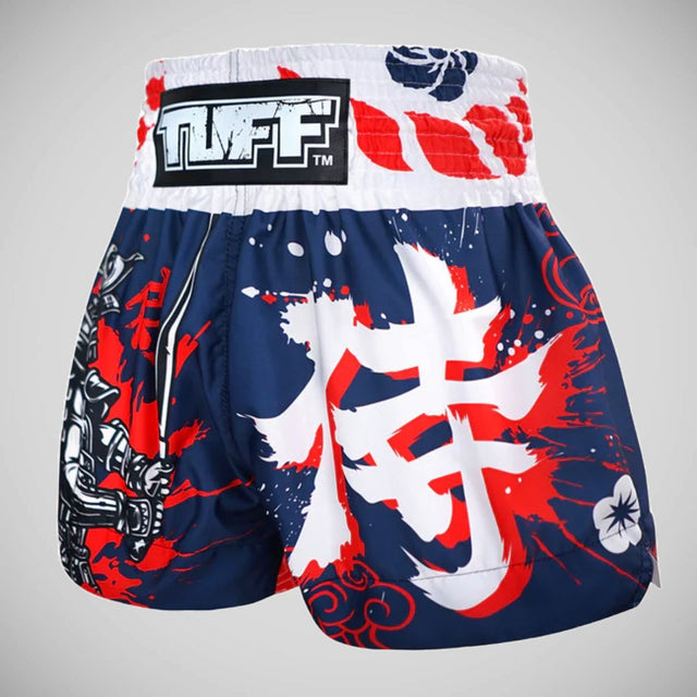 TUFF Sport MS661 The Samurai Muay Thai Shorts Navy