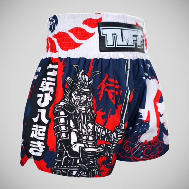 TUFF Sport MS661 The Samurai Muay Thai Shorts Navy