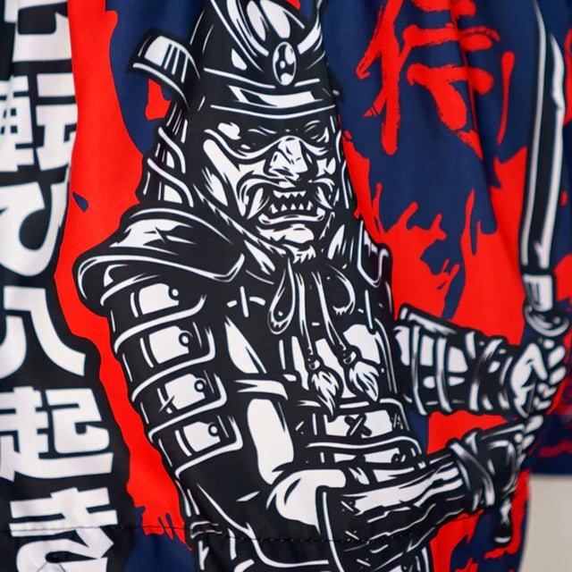 TUFF Sport MS661 The Samurai Muay Thai Shorts Navy