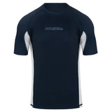 Fumetsu Icon Womens Short Sleeve Rash Guard Navy/White