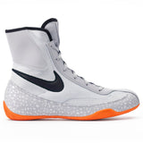 Nike Machomai 2 botas de boxeo blancas/naranja