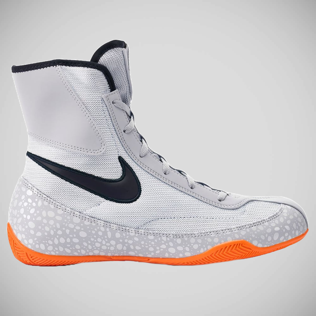 Nike machomai 2 se botas de boxe branco/laranja