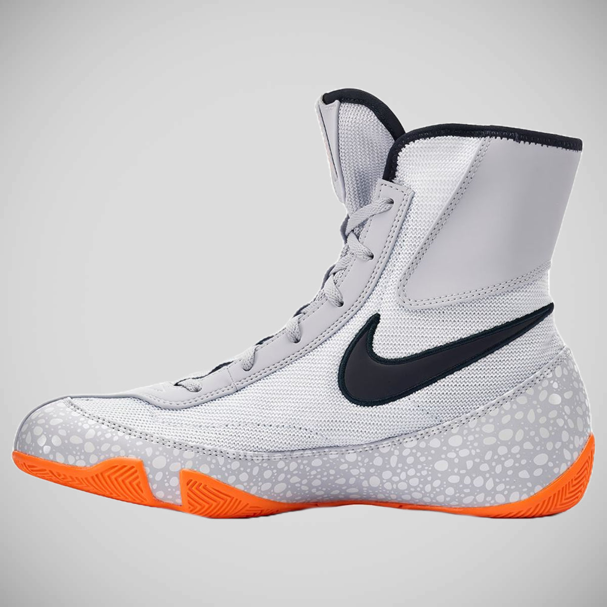 Nike machomai 2 se botas de boxe branco/laranja