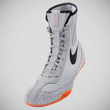 Nike Machomai 2 botas de boxeo blancas/naranja