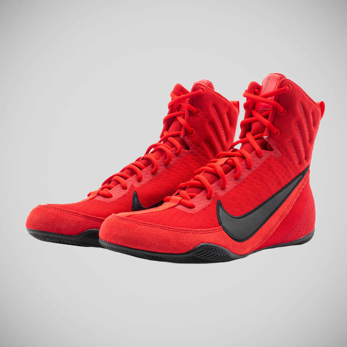 red nike boxing boots