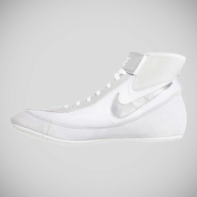 Nike Speedsweep VII Youth Wrestling Boots White/Silver