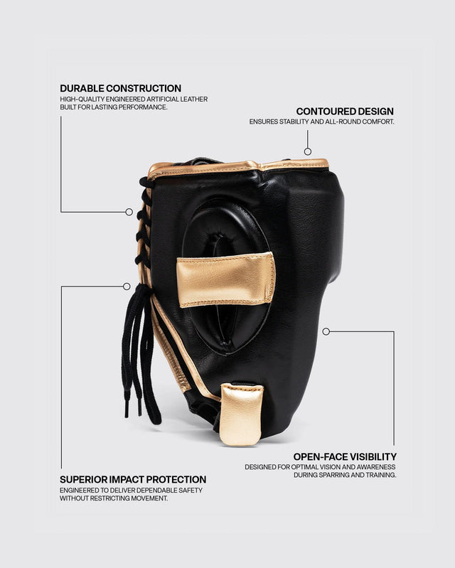 Fly Open Face X Headguard Black/Gold