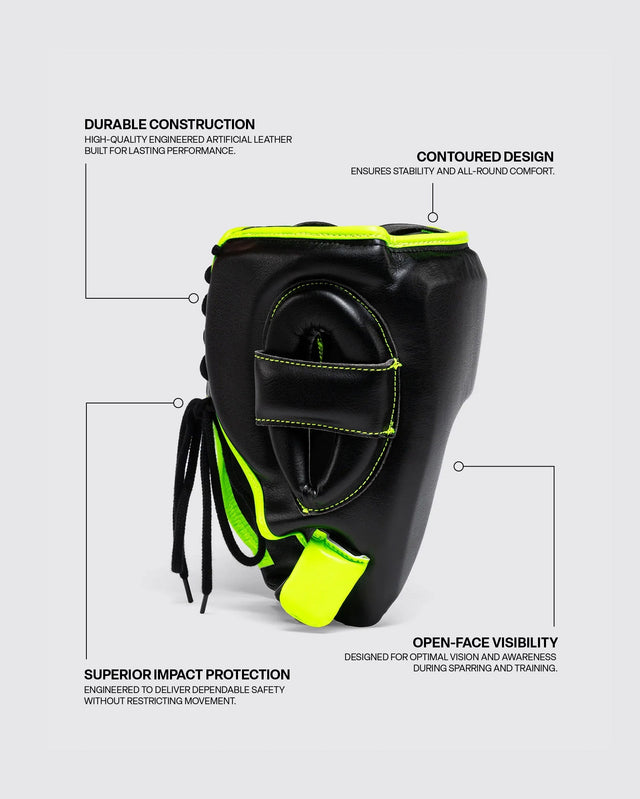 Fly Open Face X Headguard Black/Neon
