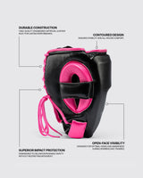 Fly Open Face X Headguard Black/Pink