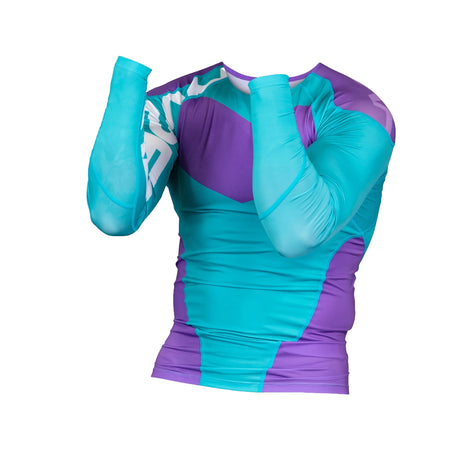 Hyperfly Supreme Edge Long Sleeve Rash Guard Ocean Tropic