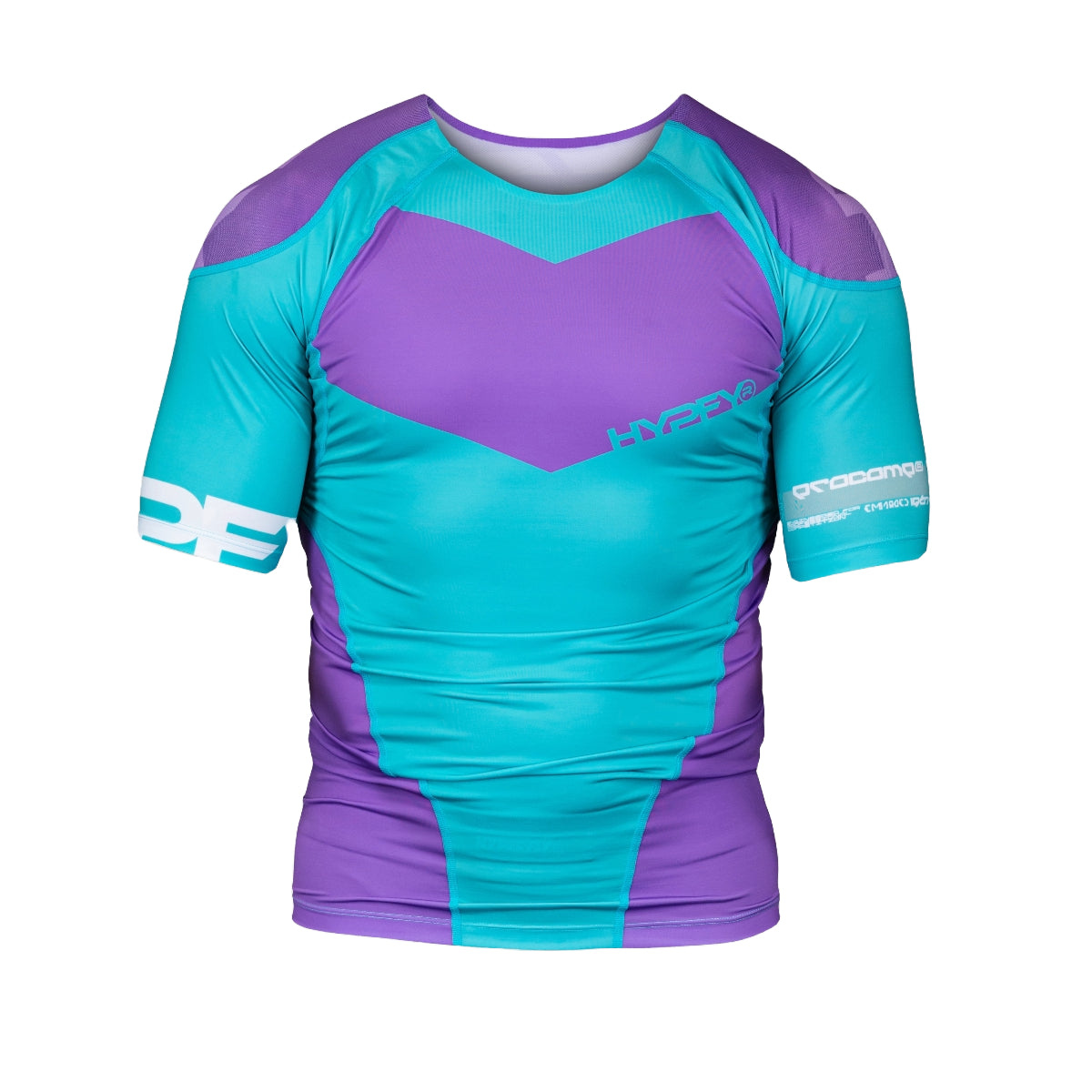 Hyperfly Supreme Edge Short Sleeve Rash Guard Ocean Tropic