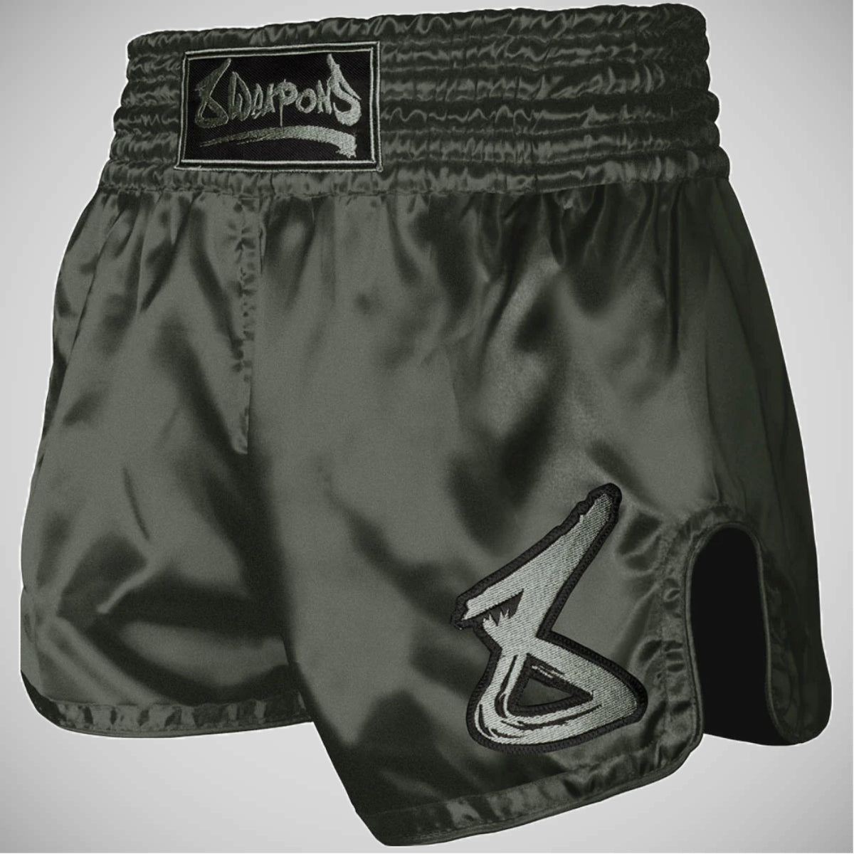 8 όπλα χτυπάω Muay Thai Shorts ελιά