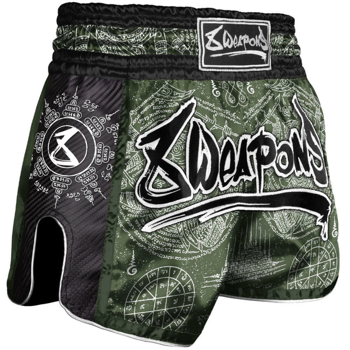 Ελιά 8 όπλα Yantra Carbon Muay Thai Shorts
