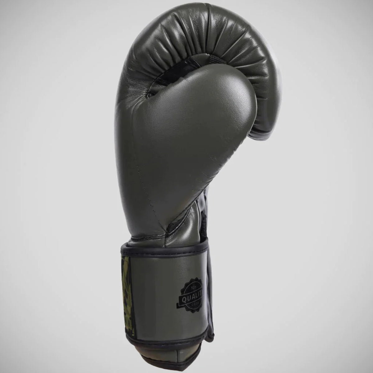 Olive/Black 8 Weapons Unlimited Boxing Gloves from Made4Fighters