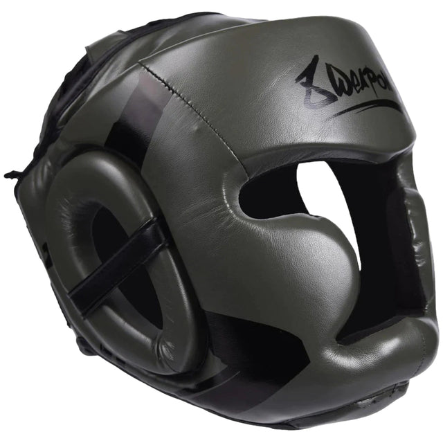 8 Weapons Unlimited Head Guard Olive/Black