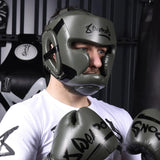 8 Weapons Unlimited Head Guard Olive/Black