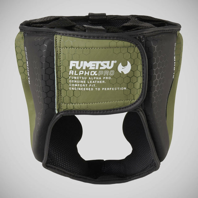 Fumetsu Alpha Pro Head Guard Olive Green/Black