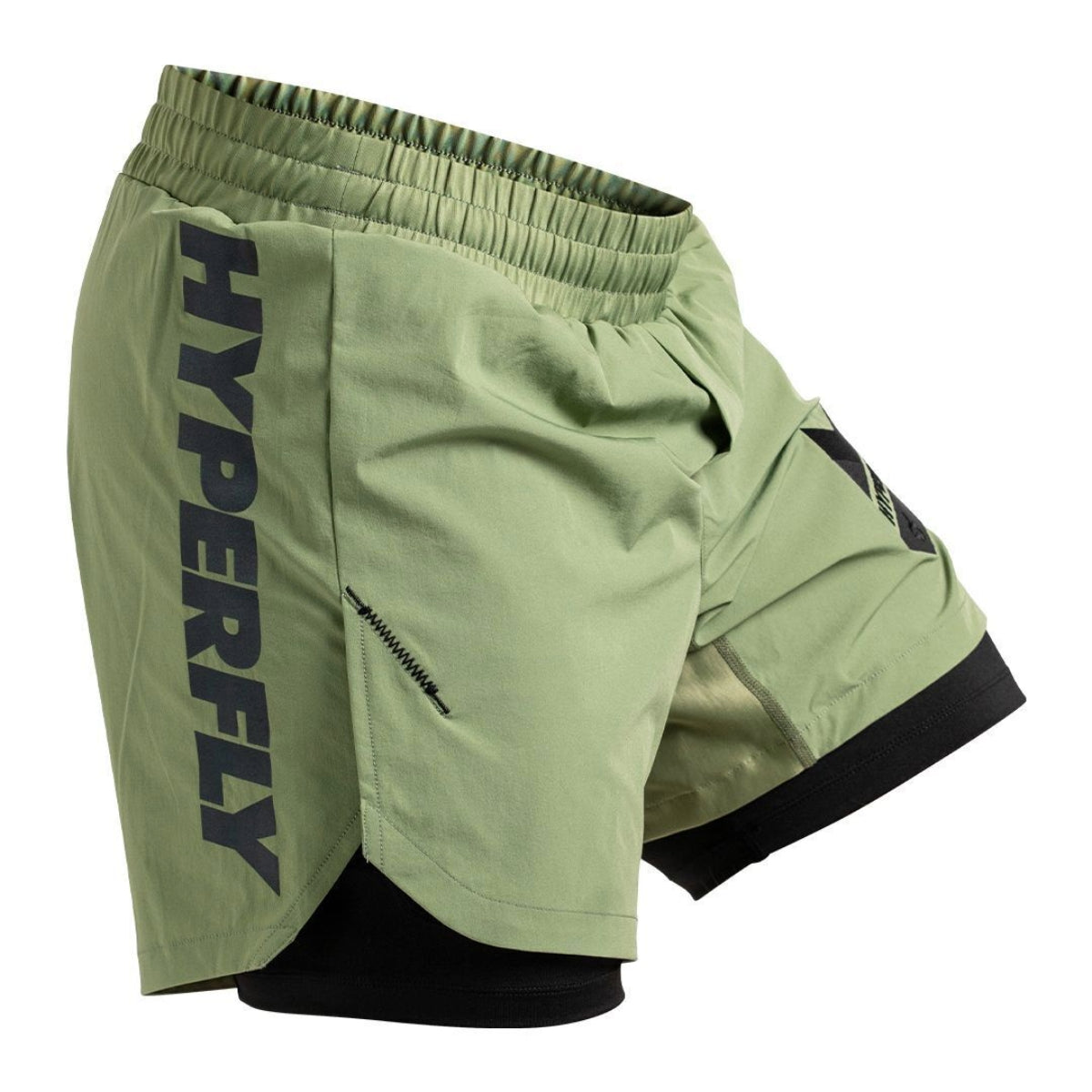 Hyperfly The Icon Combat Shorts Olive