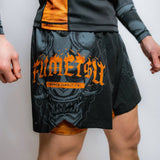 Fumetsu Oni ​​Dual -Layer -Shorts schwarz/grau/Bronze