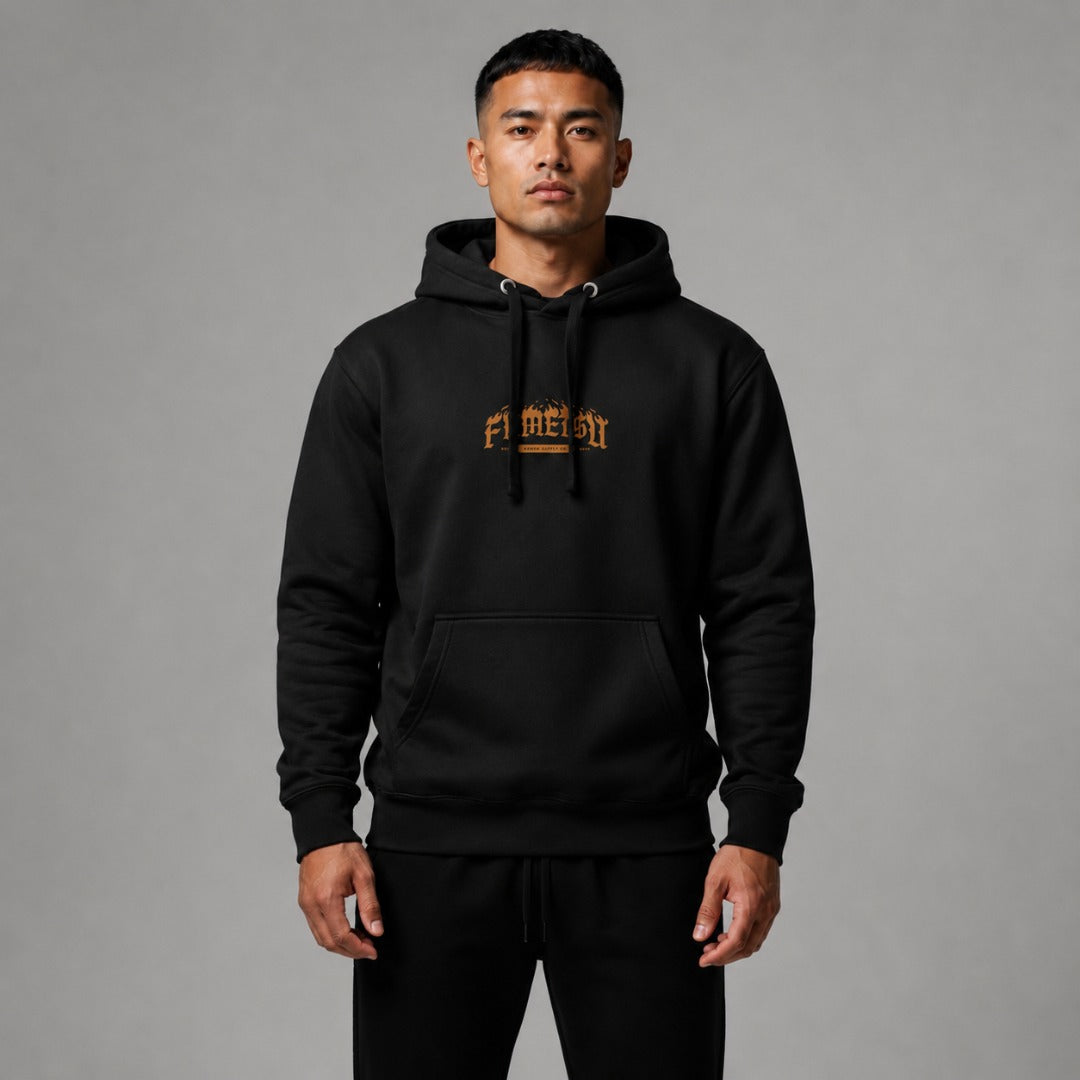 Fumetsu Oni Demon Hoodie Black