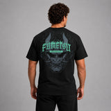 fumetsu oni demon tシャツブラック/ブルー