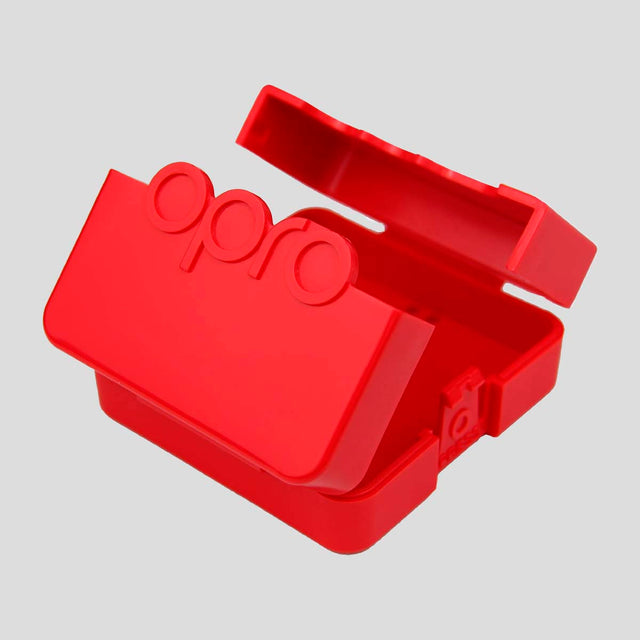 Opro GEN5 Self-Fit Anti-Microbial Mouth Guard Case Red