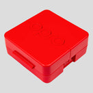 Opro GEN5 Self-Fit Anti-Microbial Mouth Guard Case Red