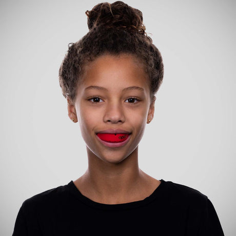 OPRO Gold Accraces Selbstanpassende Mundschutz Rot/Perle