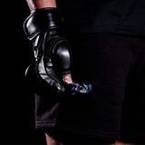 OPRO Instant Custom-Fit Camo Mundschutz Schwarz/Blau/Silber