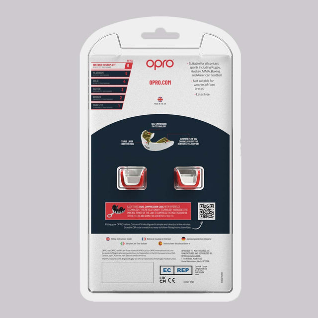 Opro Instant Custom-Fit Single Colour Mouth Guard
