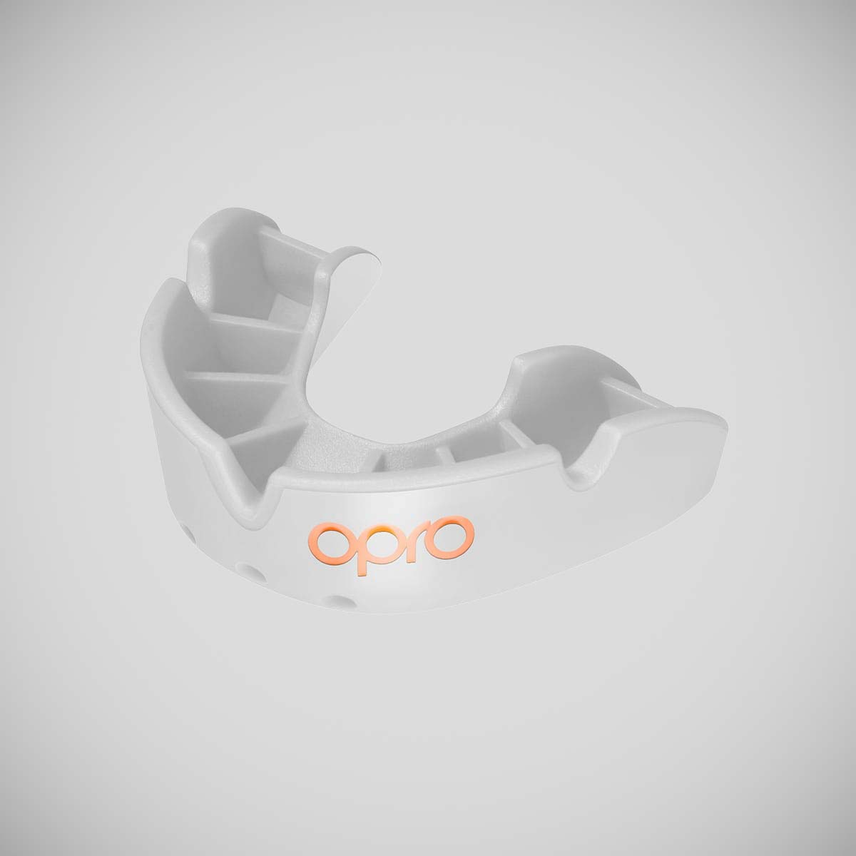 Opro Junior Bronze Self-Fit Mouth Guard White