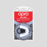 Opro Junior Silver Gen 4 Mouth Guard White/Black