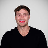 オプロシルバーの自己ぴったりのマウスガードレッド/ダークブルー