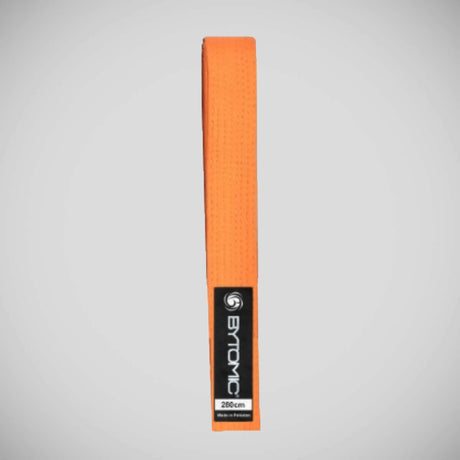 Orange Bytomic Solid Colour Martial Arts Belt   