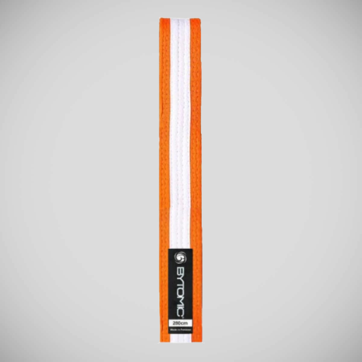 Orange/White Stripe Bytomic Martial Arts Belt