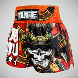Tuff Sport MS658 Samurai Skull Muay Thai Shorts Orange/Black